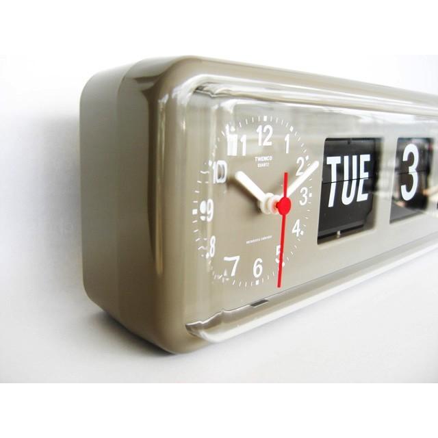 フリップカレンダー付き時計 フルオートマチック式 壁掛け時計