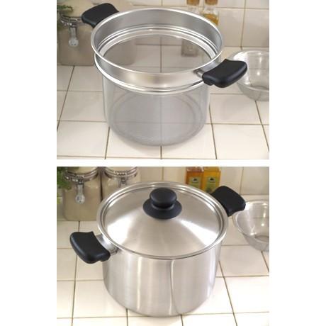 柳宗理 在庫限り ステンレス パスタパン 22cm : ラフィネ キッチン