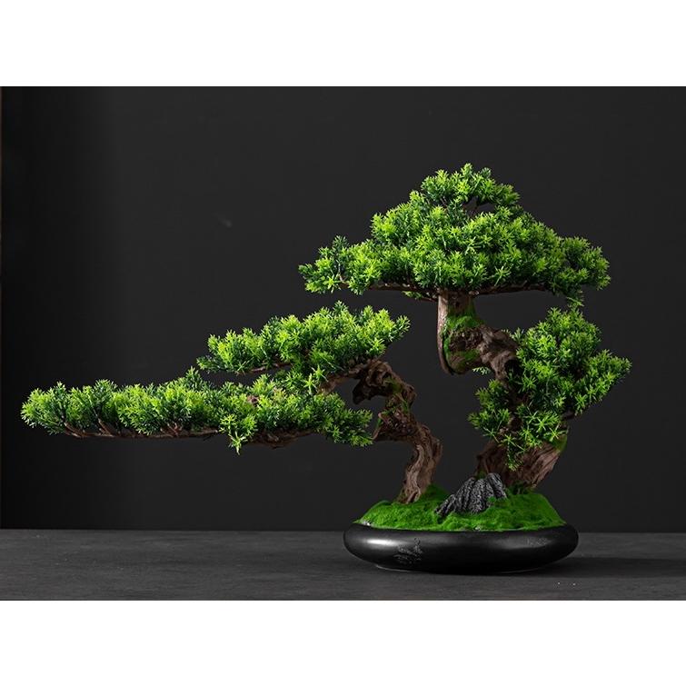 ☆フェイクグリーン☆ 造花 盆栽 松の木 黒松 迎客松 観葉植物 和風