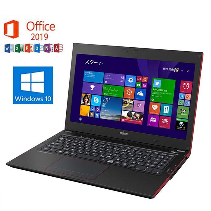 FMV 富士通 LIFEBOOK UH55/T FMVU55TR Win10 Microsoft Office 2019