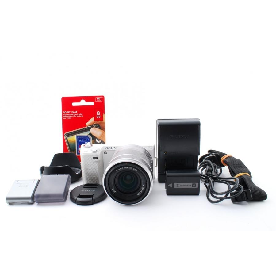 SONY（ソニー） NEX-5 N ホワイト レンズキット 美品 本物の一眼