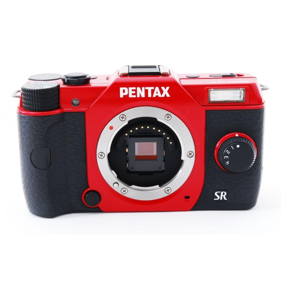 ペンタックス PENTAX Q10 レッド レンズキット 美品 超小型で超
