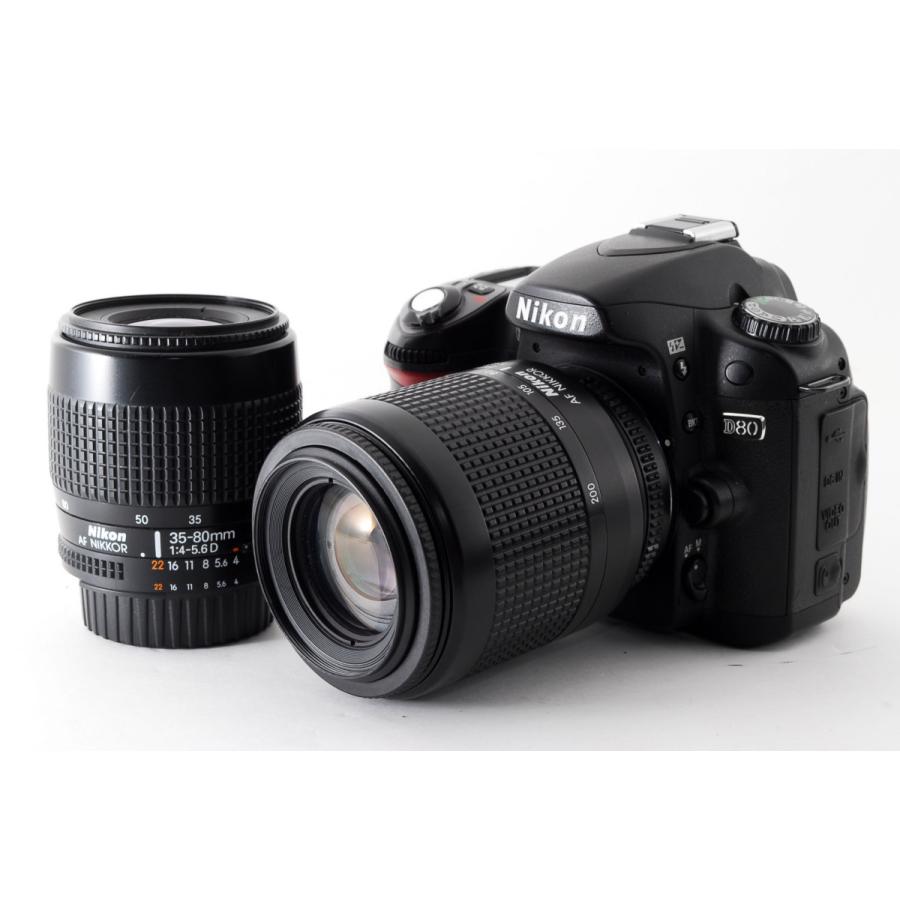 ニコン（Nikon） Nikon D80 ダブルズームセット 美品 ストラップ