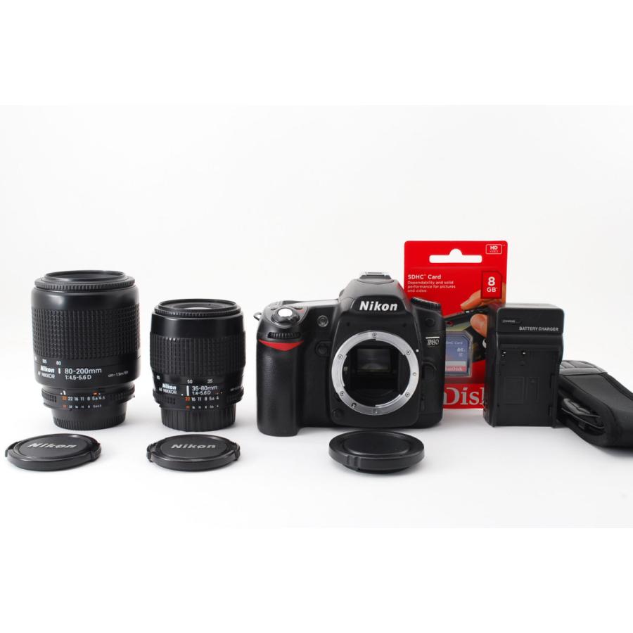 ニコン（Nikon） Nikon D80 ダブルズームセット 美品 ストラップ