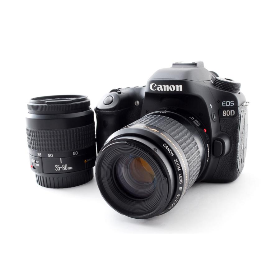 キヤノン（Canon） Canon EOS 80D ダブルズームセット バリアングル
