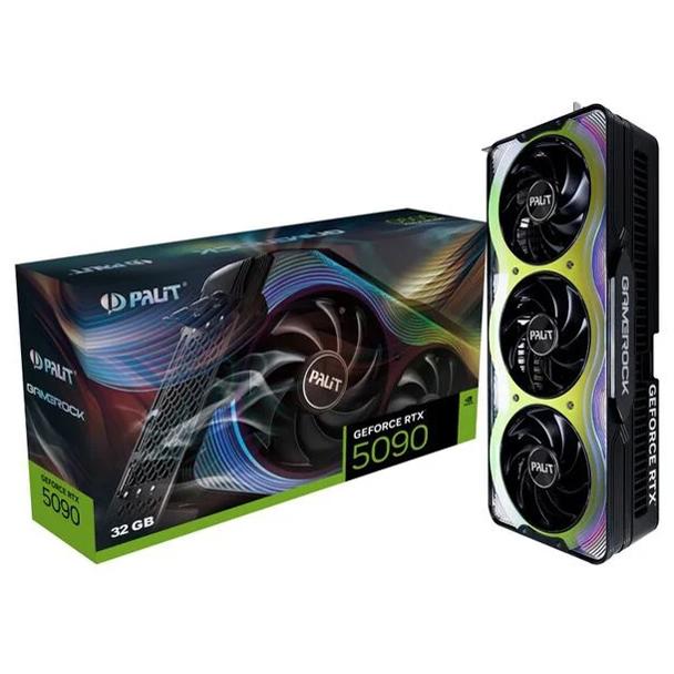 新品』Palit (パリット)GeForce RTX 5090 GameRock 32GB NE75090019R5