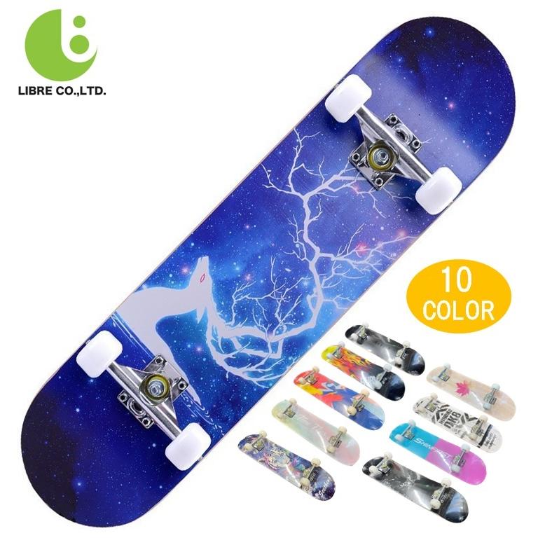 スケボー 初心者 スケートボード キッズ 大人 初中級者用 コンプリート