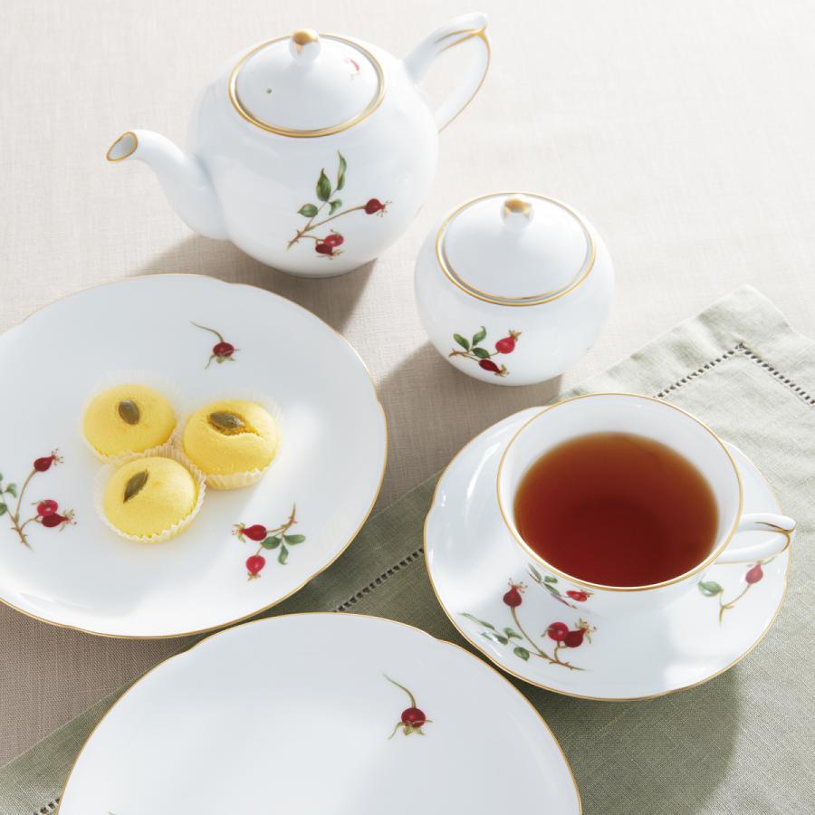 大倉陶園 一本の薔薇 6枚セット 約20cm ¥462,000相当 大倉陶園 一本の