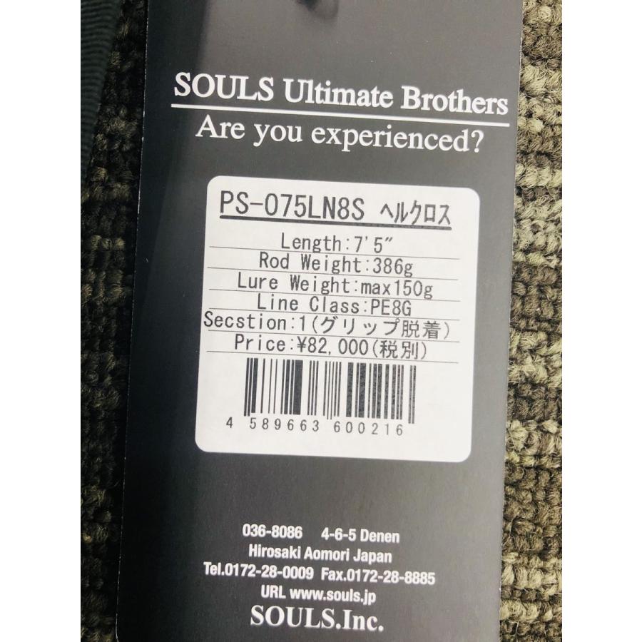 ソウルズ SOULS PS-075 LN8S ヘルクロスカーボン 限定モデル