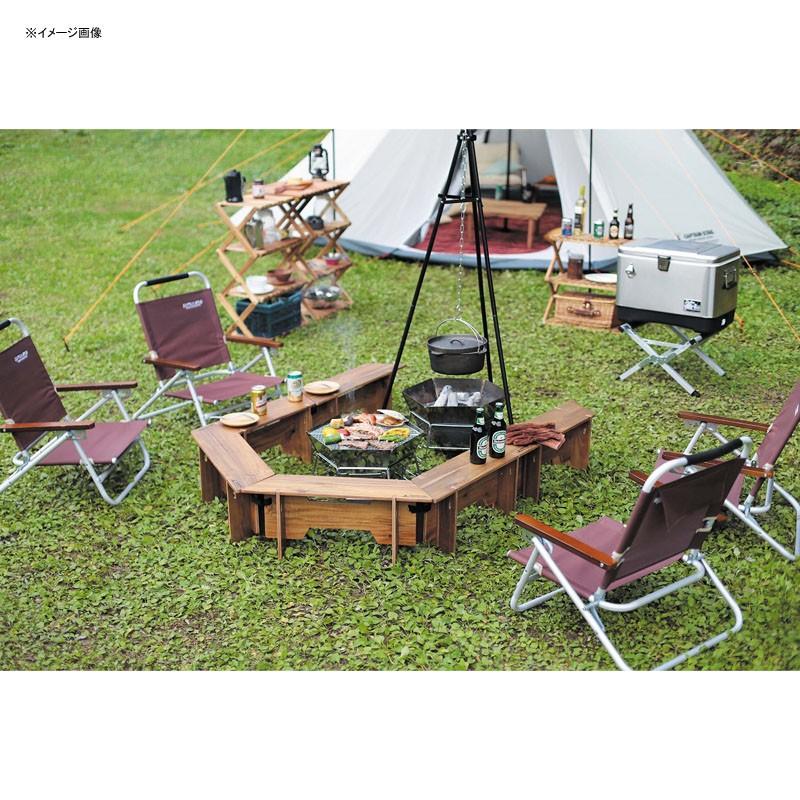 アウトドアテーブル キャプテンスタッグ CSクラシックス ヘキサグリル