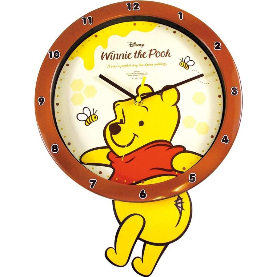 Disney（ディズニー） くまのプーさん 時計 掛け時計 壁掛け時計 POOH