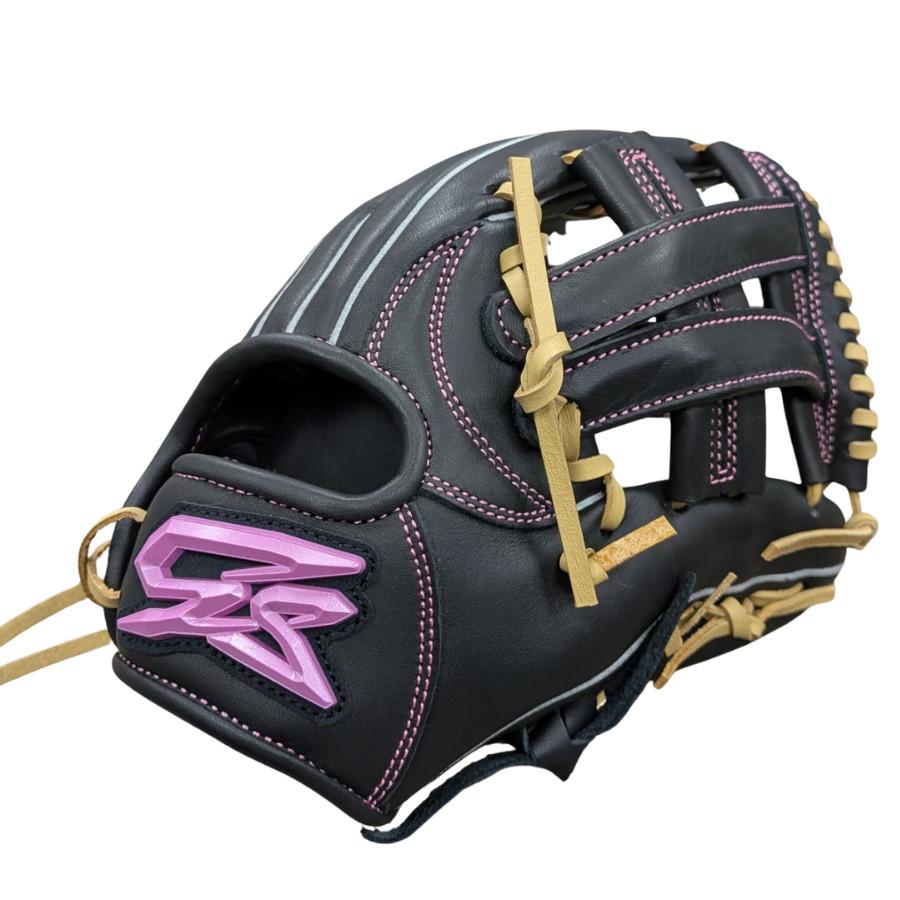 GS-9 GSグローブ ジュニア軟式グローブ 少年野球 ブラック ピンク 掴み