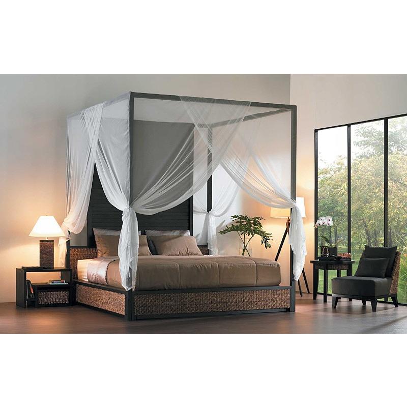 ベッド キング 天蓋付き ベット 高品質 ウォーターヒヤシンス バリ