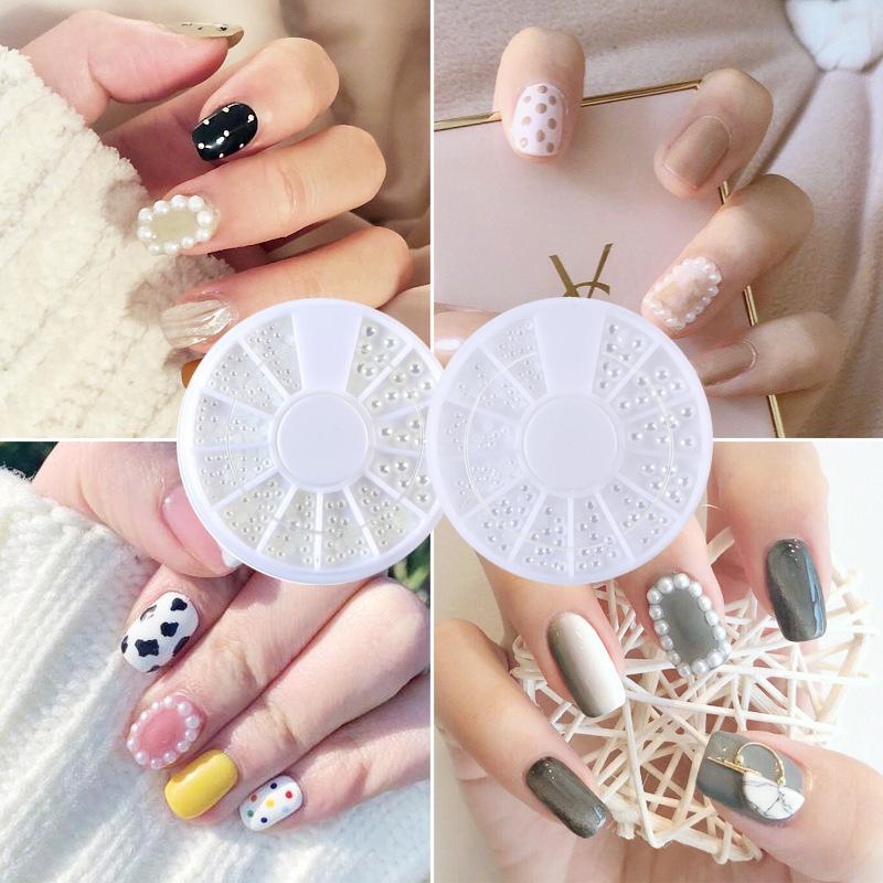 パールストーン ケース付 ネイルパーツ ハンドメイド 真珠 ネイル