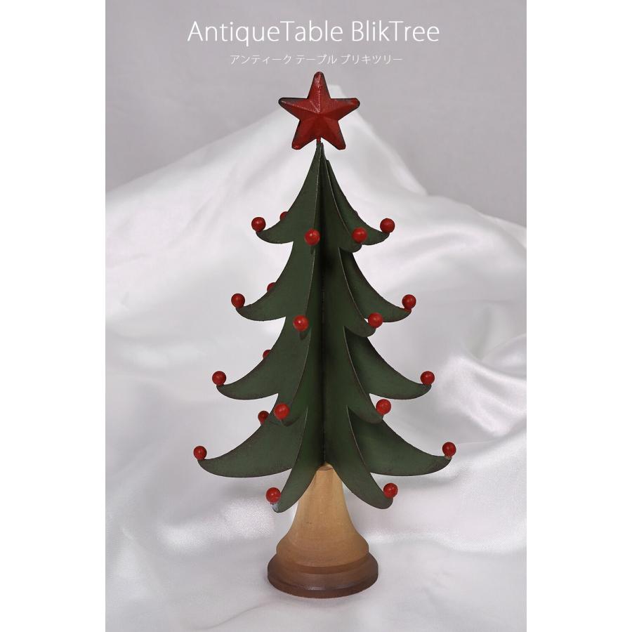 創業70年 老舗クリスマスツリー専門店 アンティークテーブルブリキ