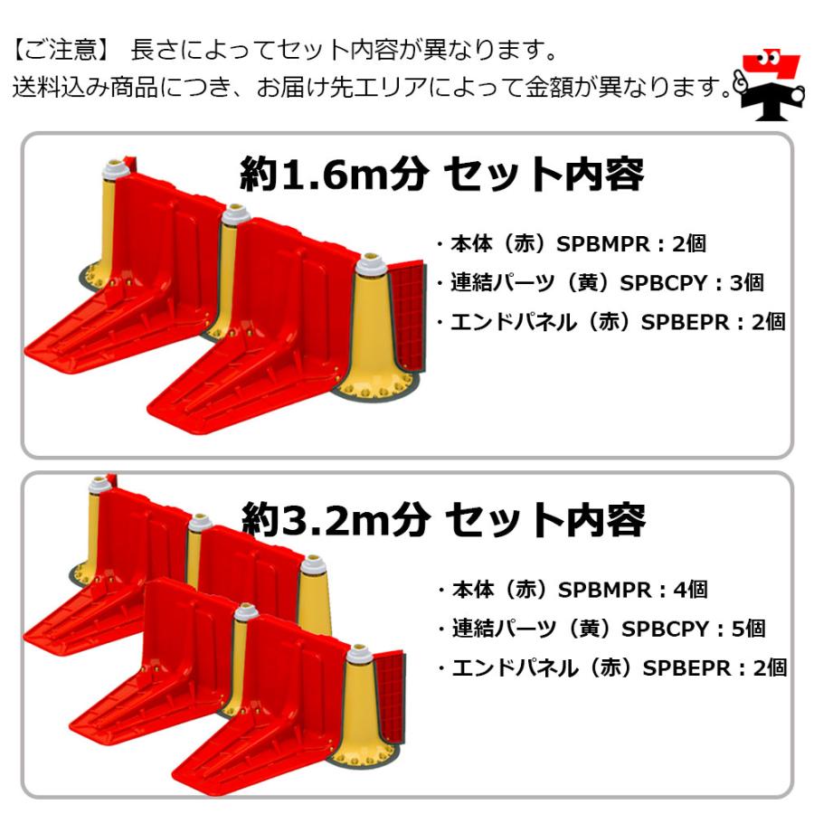 プラバリア 約1.6m分 止水板 SEKISUI 一式 セット （本体2個+連結