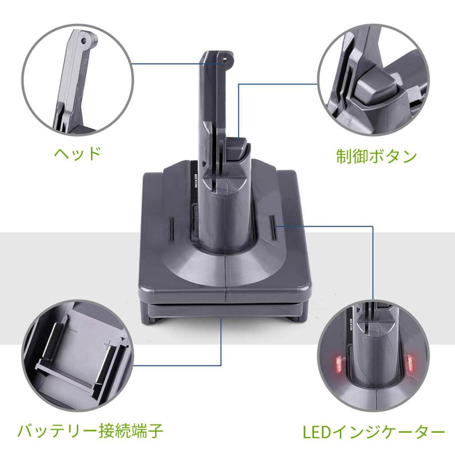 マキタ（makita） Dysonバッテリー変換アダプター ダイソン掃除機で
