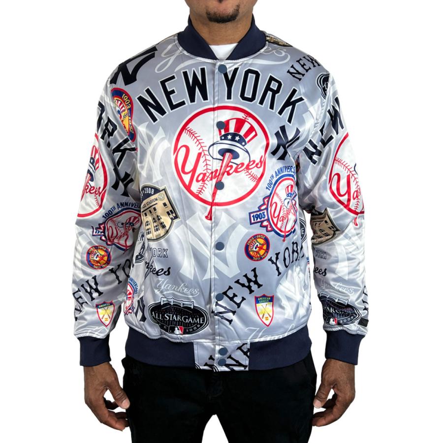ニューヨーク ヤンキース サテン ジャケット YANKEES NY