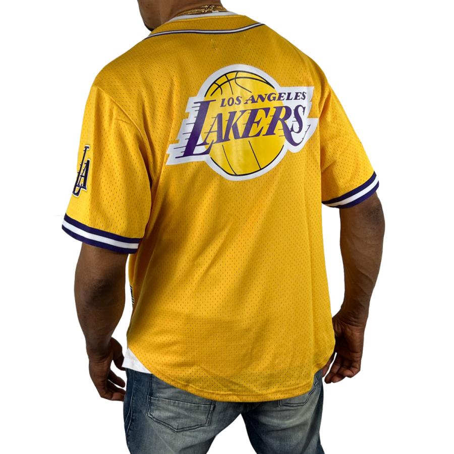 ProStandard ロサンゼルス レイカーズ ベースボール メッシュ シャツ