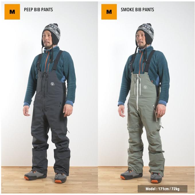 AA（ダブルエー） 【unfudge】アンファッジ 23-24 PEEP BIB PANTS