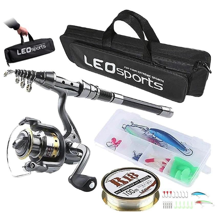 釣りセット 釣り道具 初心者 5点セット ロッド 収納バッグ ルアー