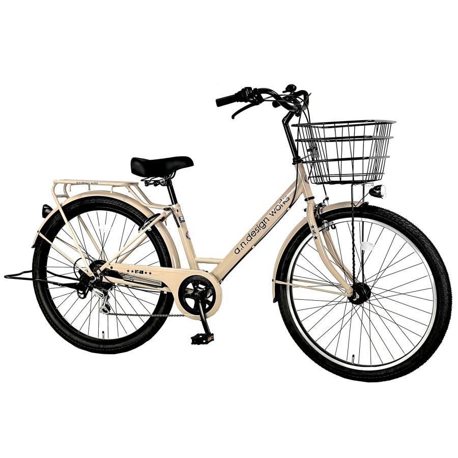 a.n.design-works 訳あり大特価 完全組立ヤクシン 自転車 27インチ