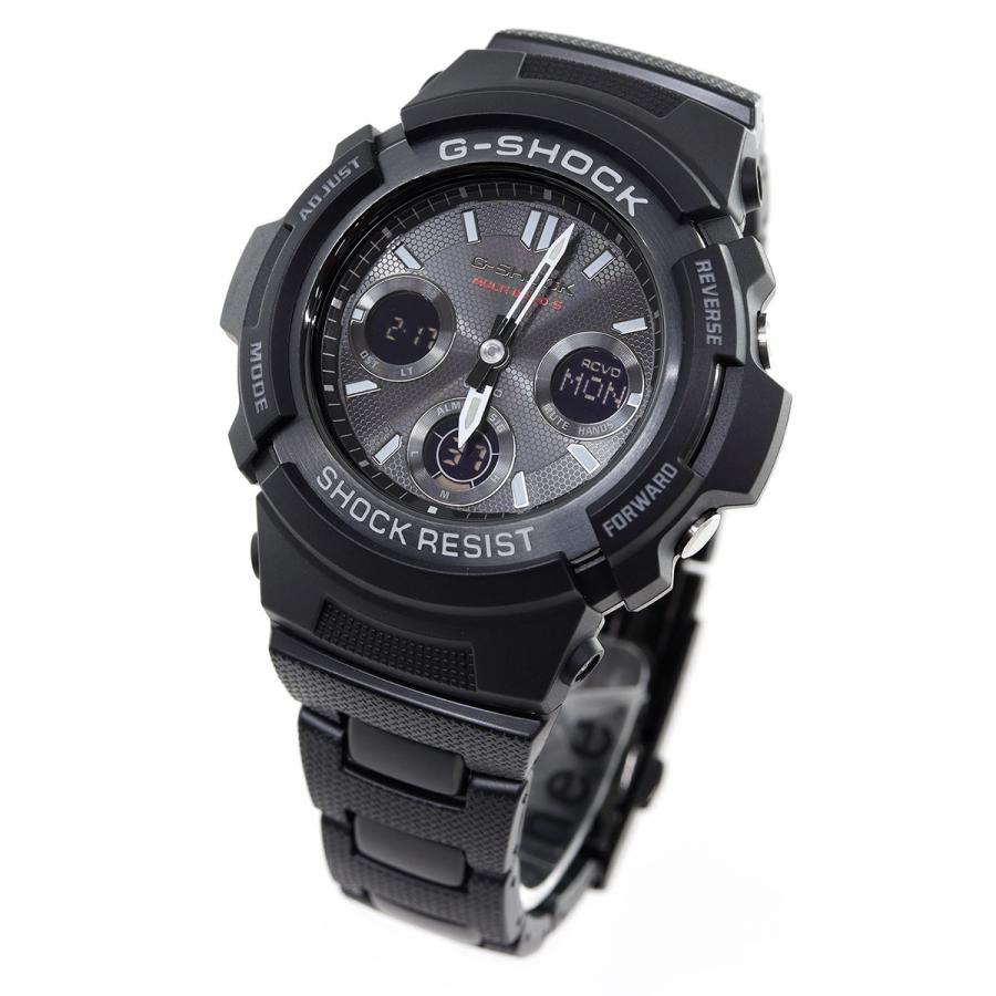 G-SHOCK Gショック 電波ソーラー 腕時計 メンズ 黒 ブラック AWG