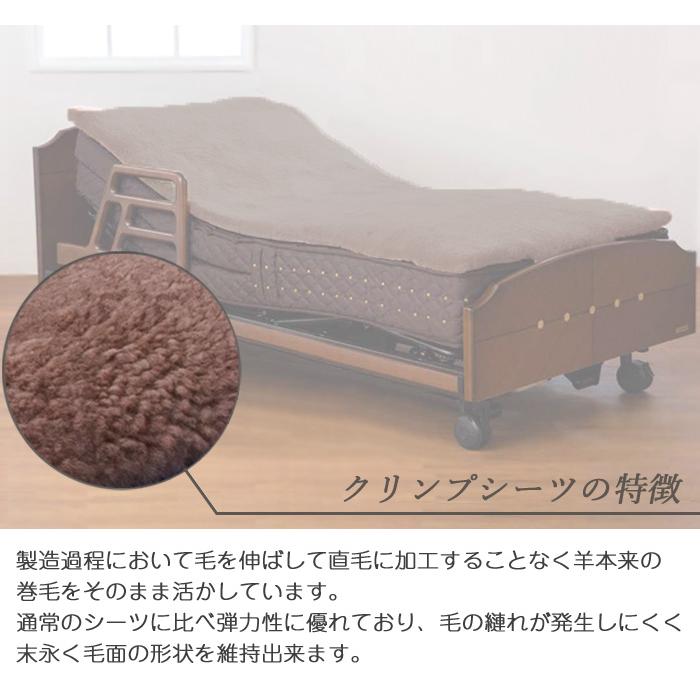 フランスベッド（FRANCEBED） ムートンシーツ FB40 セミダブル 120