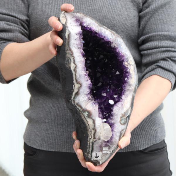 数珠 パワーストーン はな花 アメジストジオード ウルグアイ産 約4470