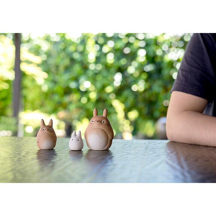 となりのトトロ 信楽焼 3体セット 日本製 ジブリ作品 陶器 陶置物