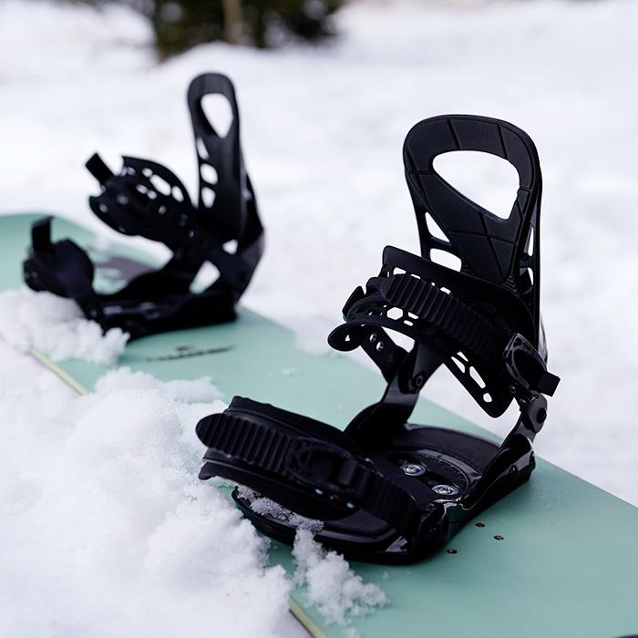 2024年ニューモデル ビンディング スノーボード FEZ BINDING All Black