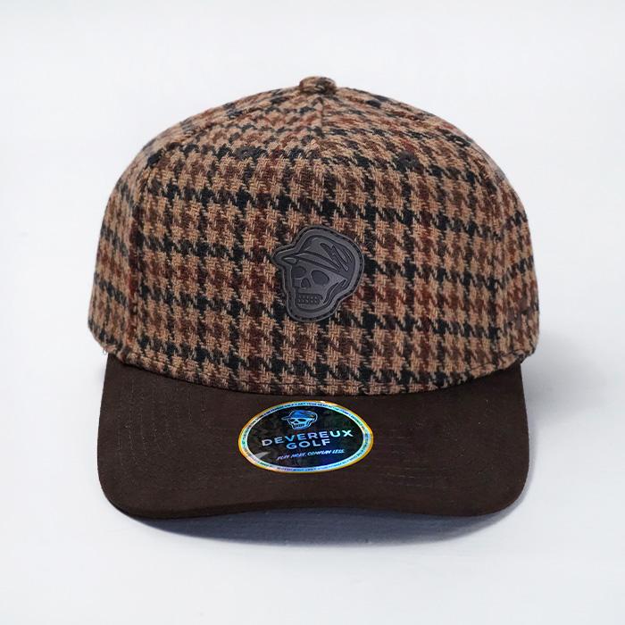 デヴァローゴルフ 帽子 キャップ Devereux Golf HEFFY HOUNDSTOOTH