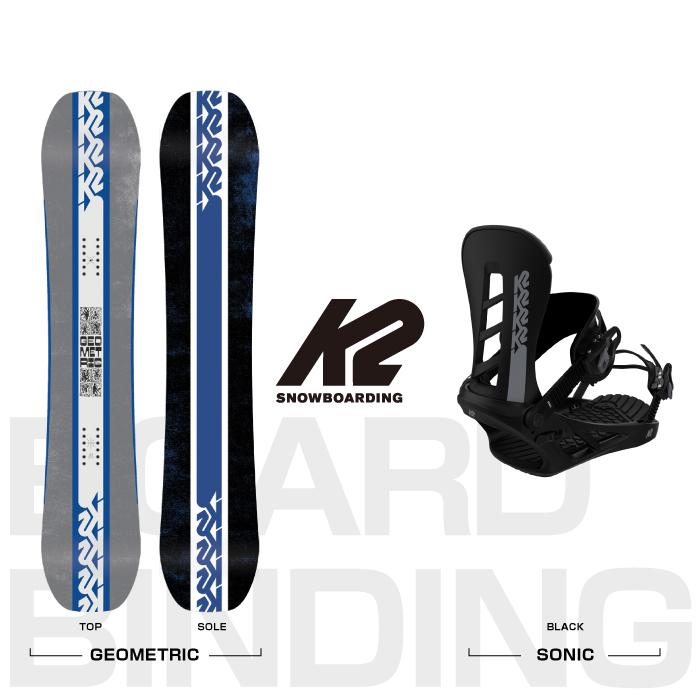 K2 [日本正規品] スノーボード 板 - ビンディング 2点セット ケーツー