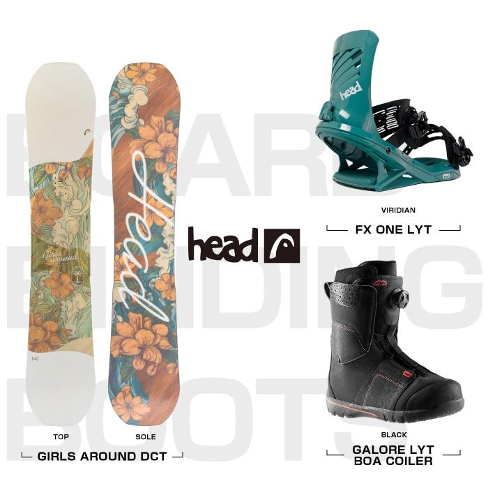 HEAD（ヘッド） スノーボード - ビンディング - ブーツ 3点セット HEAD