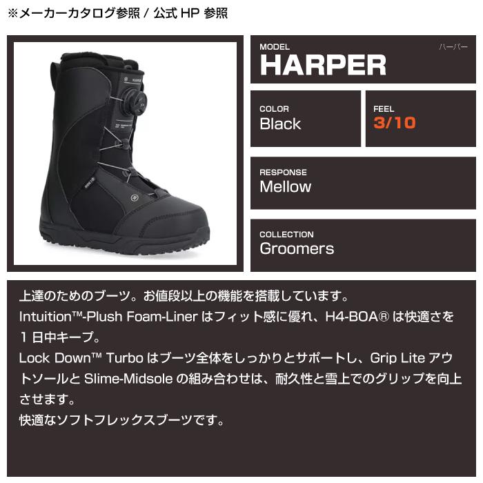 RIDE（ライド） スノーボード ブーツ RIDE HARPER Black ハーパー