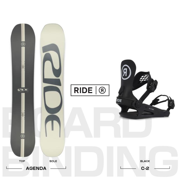 RIDE（ライド） [日本正規品] スノーボード 板 ビンディング 2点セット