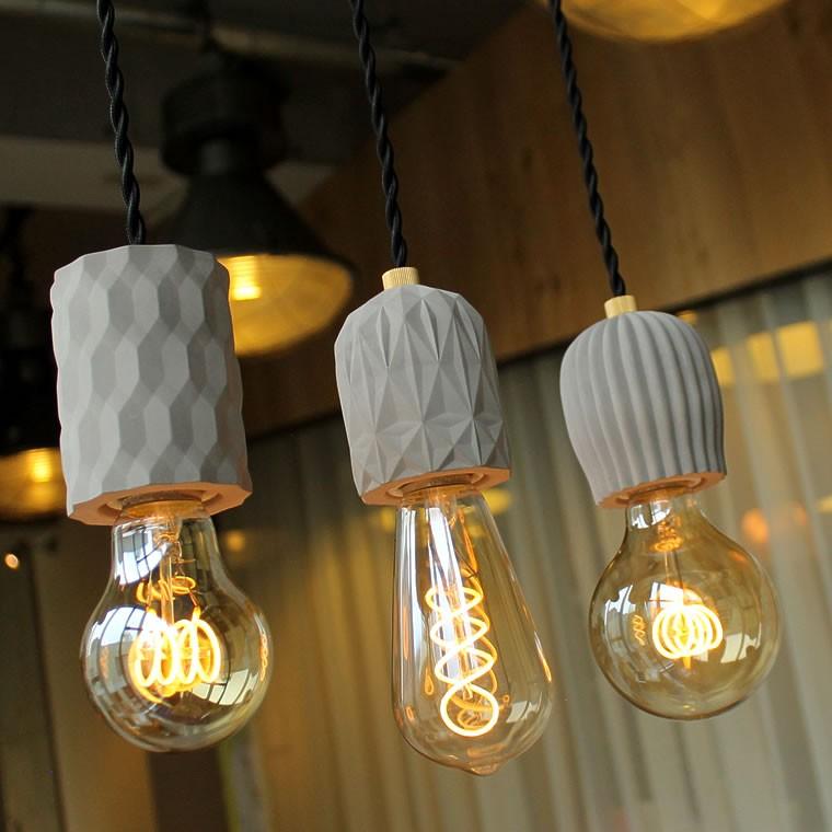 コンクリート ペンダントライト 「ベルシー Bercy」1灯用 ダクトレール