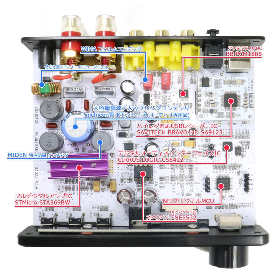 FX AUDIO FX-AUDIO- D302J++[シルバー] ハイレゾ対応デジタルアナログ4