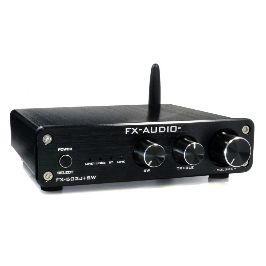 FX AUDIO FX-AUDIO- FX-502J+SW[ブラック] Bluetooth 無線 接続 2.1ch