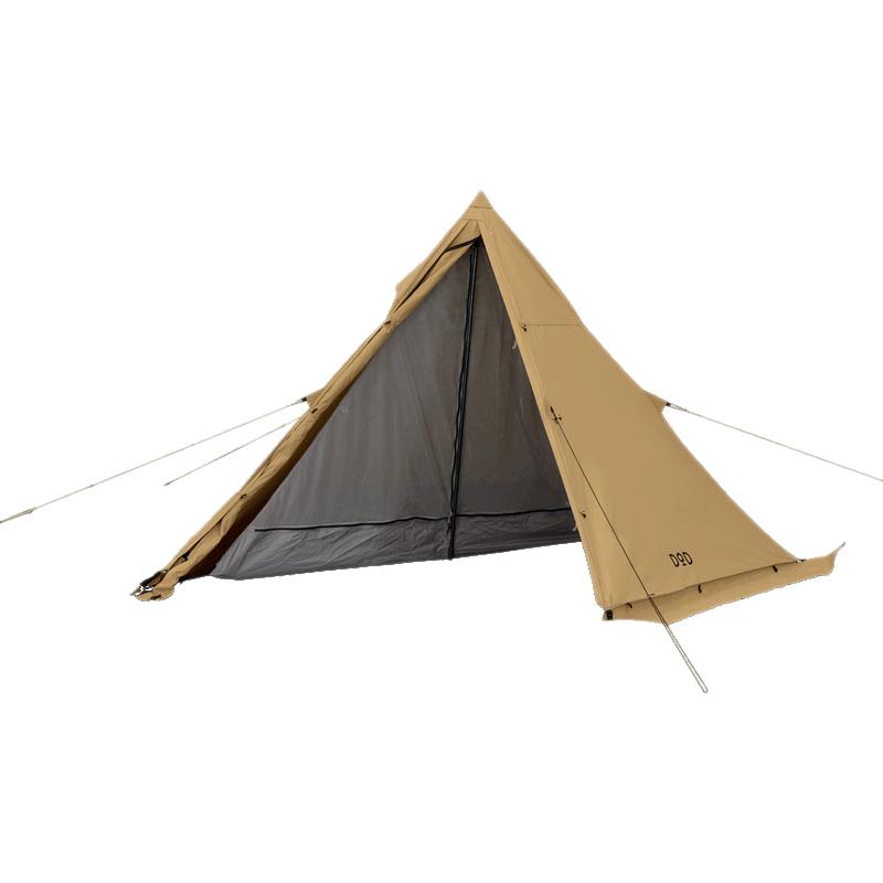 DOD（ディオーオーディー） テント ムシャテント タン : ナチュラム