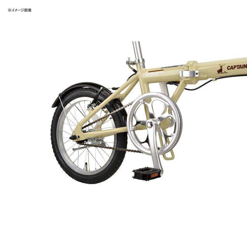 折りたたみ自転車 キャプテンスタッグ アルル AL-FDB161 16インチ