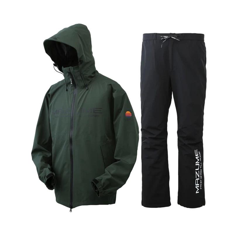 マズメ mazume コンタクトレインスーツ LL アーミーグリーン