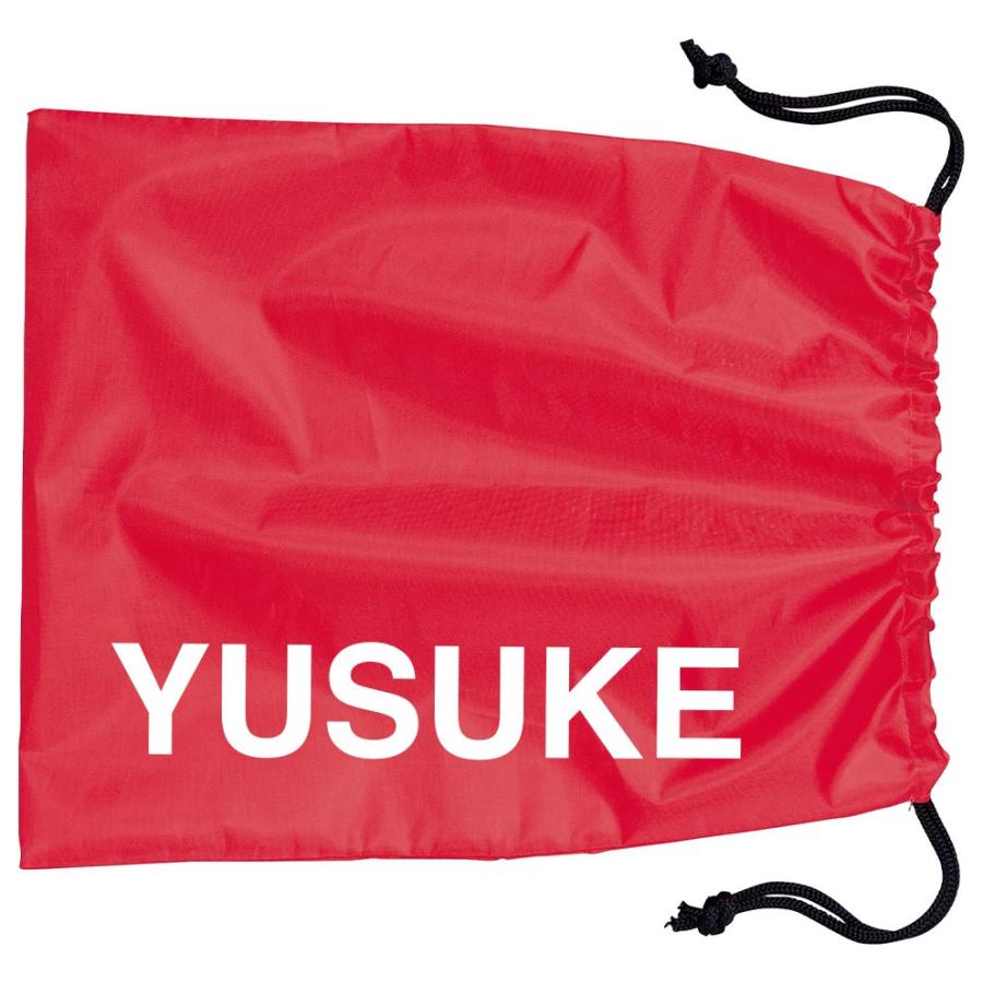 スパイク入れ サッカー 巾着袋 シンプル 人気 流行り おしゃれ レッド