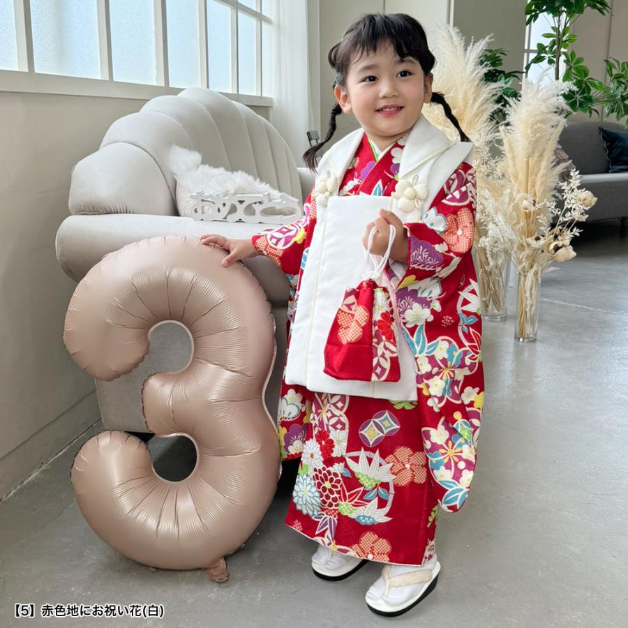 七五三 着物 3歳 購入 レトロ 女の子 フルセット当店オリジナル選べる6