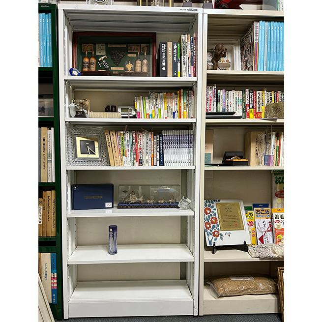 スチール本棚 クールラック1800 大型 ホワイト 6段 高さ180×幅80×奥行
