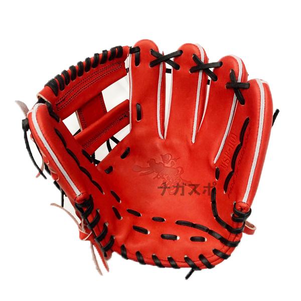 Mago マーゴ 硬式グローブ 内野手用 右投げ 限定町田モデル MSR‐H01 赤