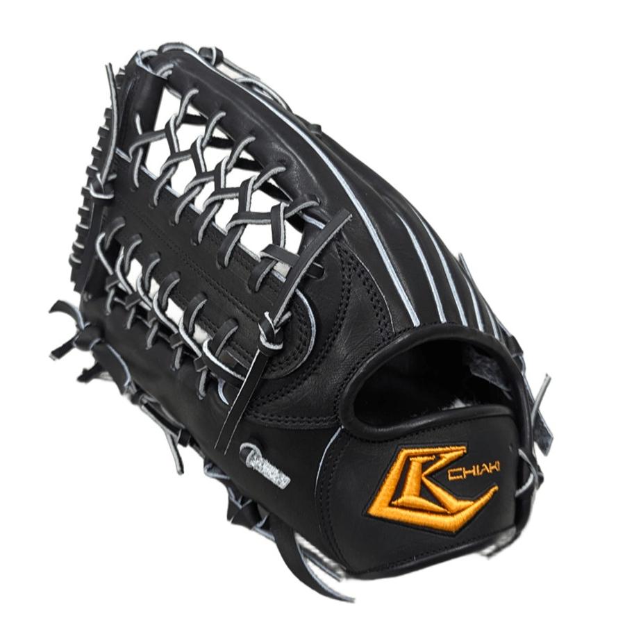 CHIAKI チアキ 硬式グローブ 左投げ 外野手用 ブラック FKI-07 ソフト