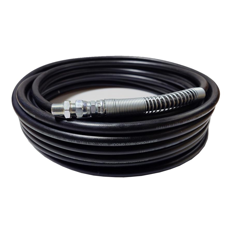 高圧洗浄機ホース 洗車機ホース 20M 口金サイズ1/4 内径6mm