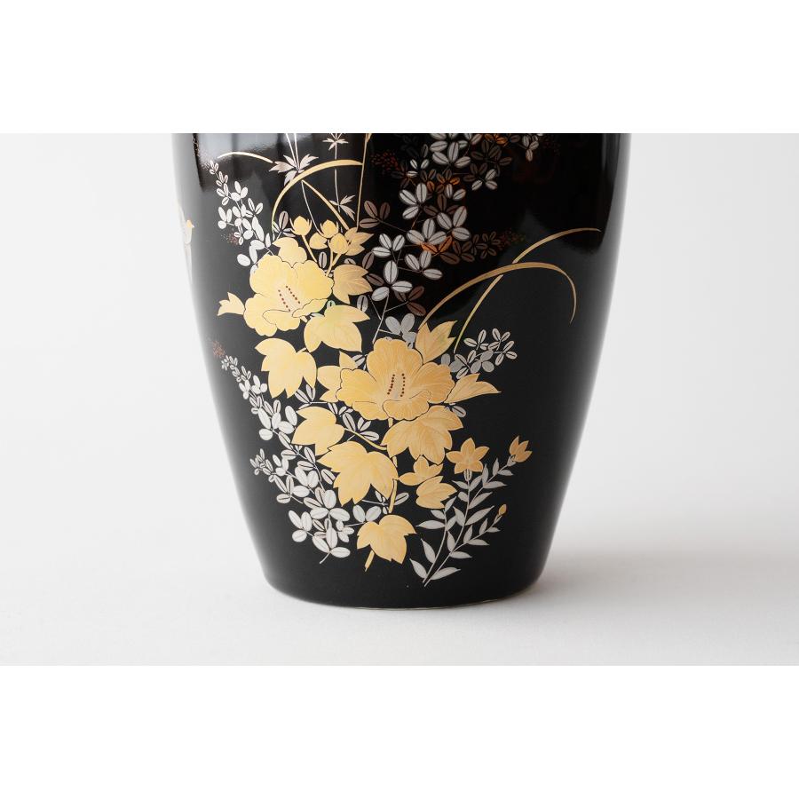 仏間 花瓶 カメ型 金芙蓉 7号 陶器 おしゃれ 25センチ モダン 花器