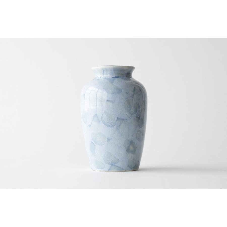 夏目花瓶 大理石調 選べる3色 5号 陶器 おしゃれ 16.5センチ モダン